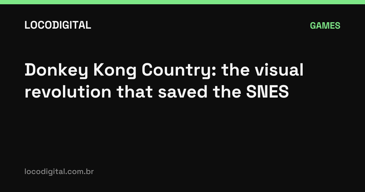 Donkey Kong Country: the visual revolution that saved the SNES